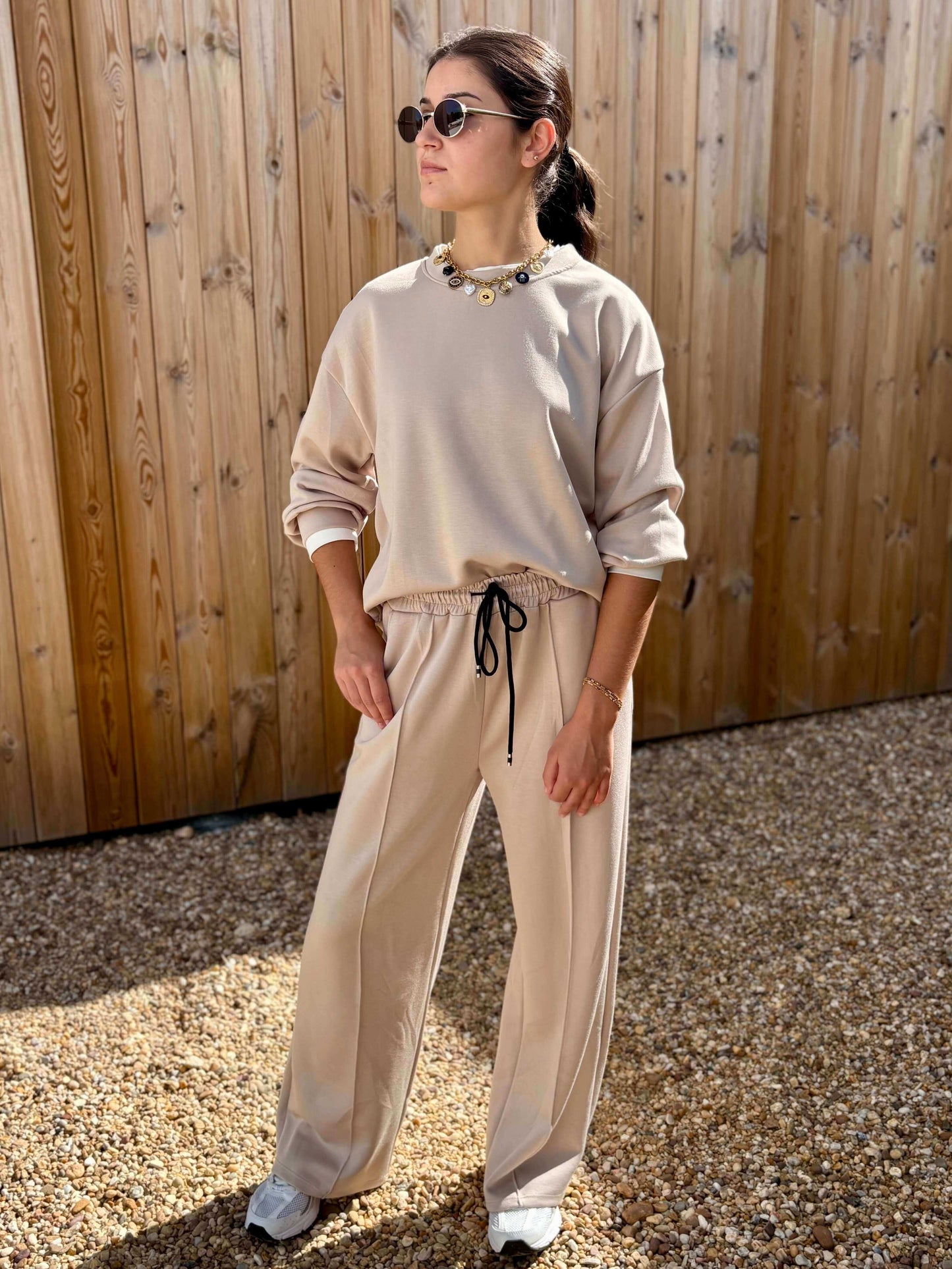 Fato de treino Castanho | Minhámê