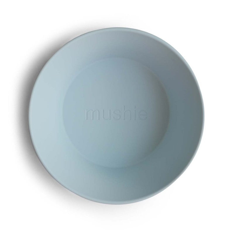 Pack de 2 tigelas redondas Powder Blue | Mushie