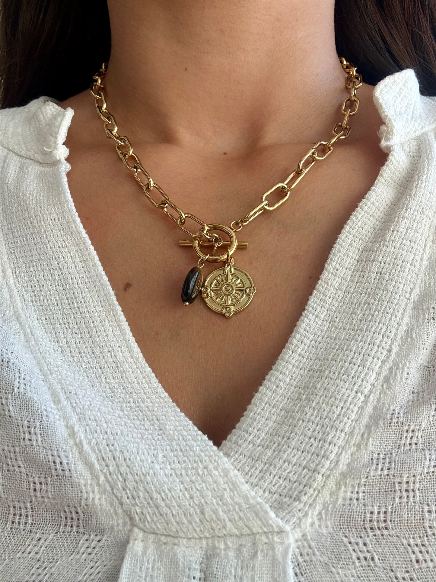 Colar Rosa dos Ventos | Minhámê