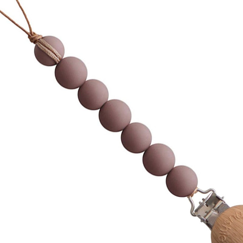 Prendedor de Chupeta Halo Cloudy Mauve | Mushie