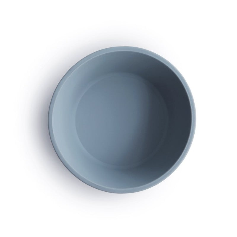 Tigela em silicone com ventosa Powder Blue | Mushie