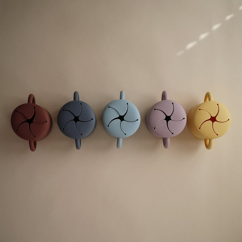 Powder Blue Snack Cup | mushie