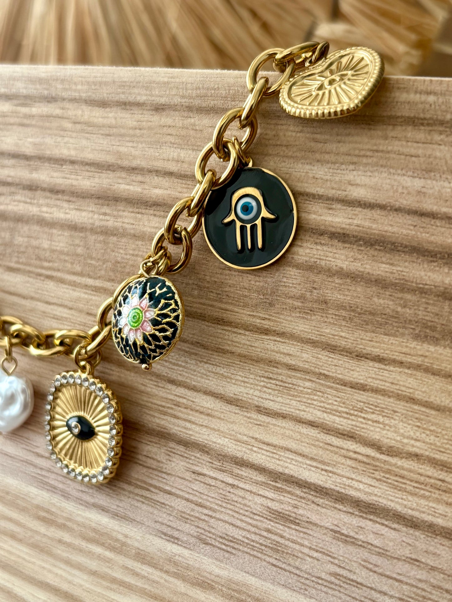 Colar Charm Olho Turco | Minhámê