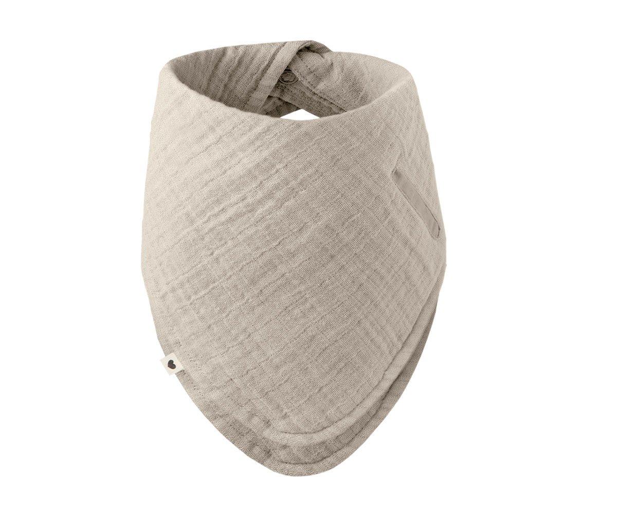bandana babete seca-babinhas para bebés na cor sand da marca bibs