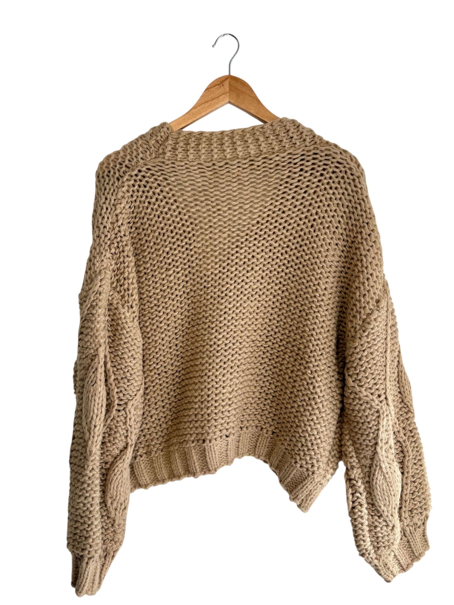 Casaco de malha com botões madrepérola | Minhámê