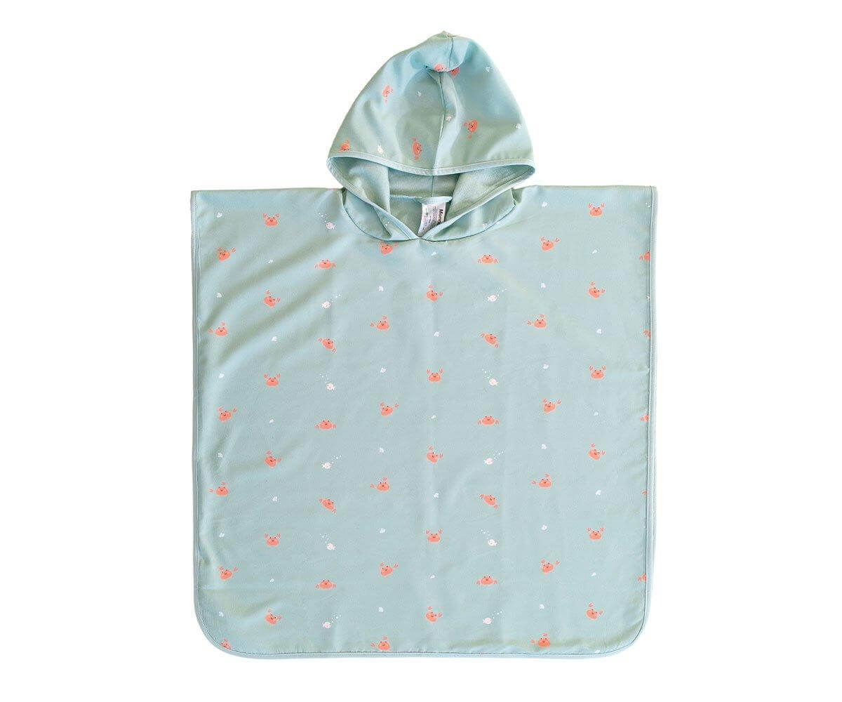 Poncho de Praia Crab Sage | Monneka