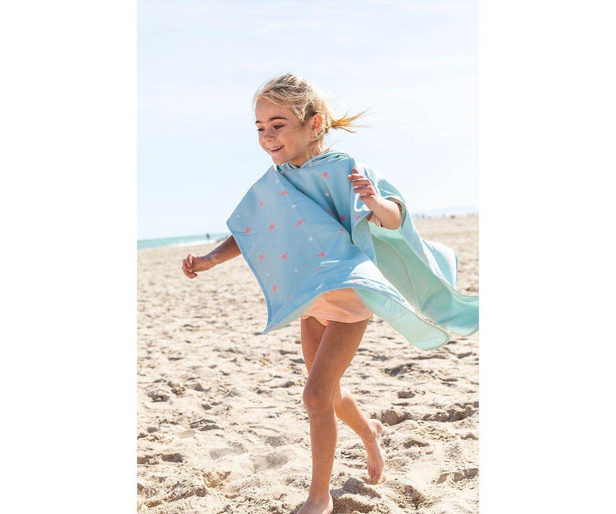 Poncho de Praia Crab Sage | Monneka