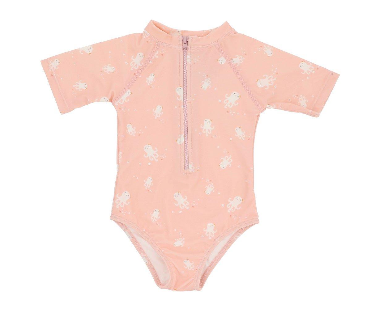 Fato de banho infantil para bebés e crianças no padrão Jolie the Octopus da marca Monneka