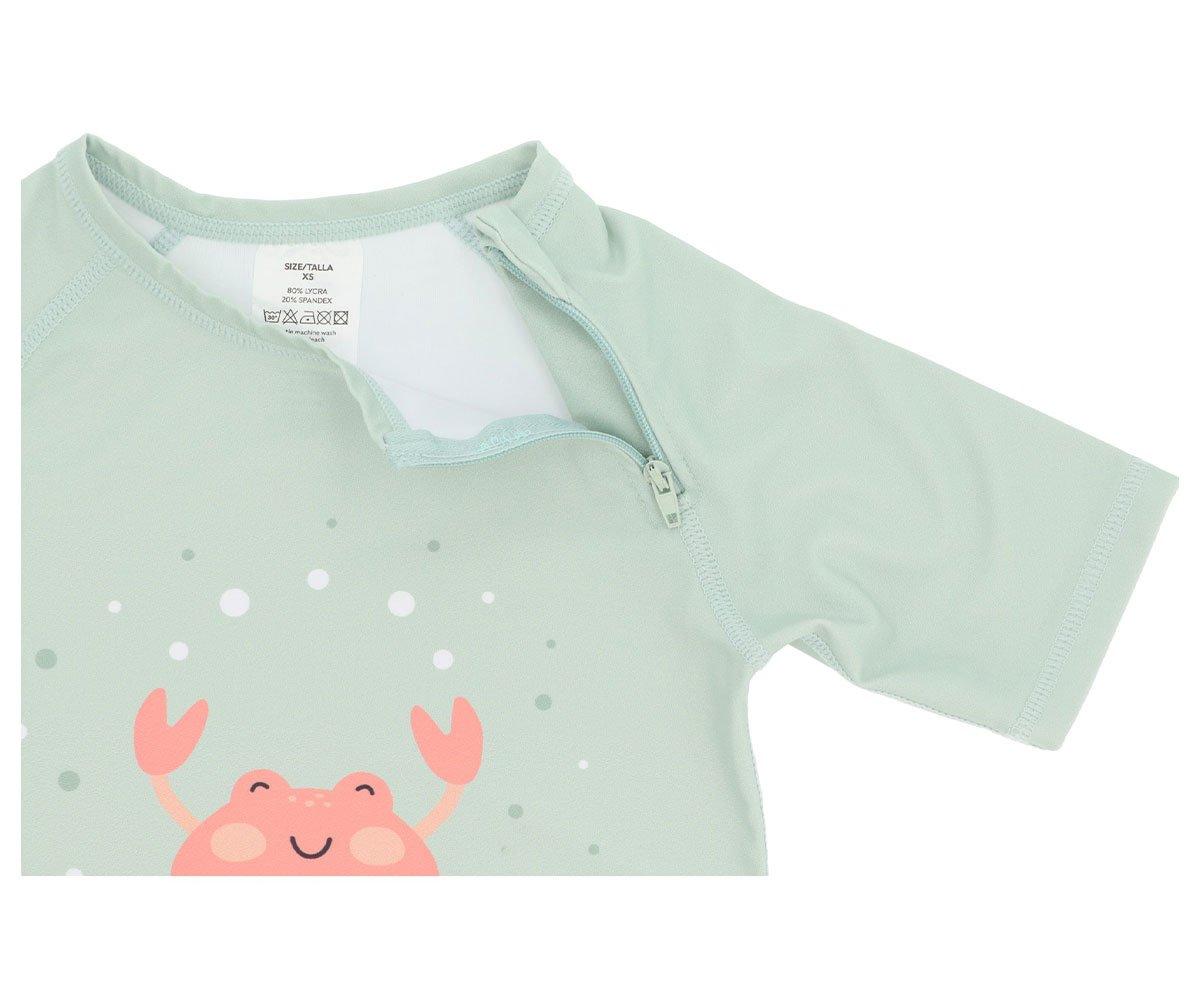 Camisola de Banho com Proteção Solar Crab Sage | Monneka