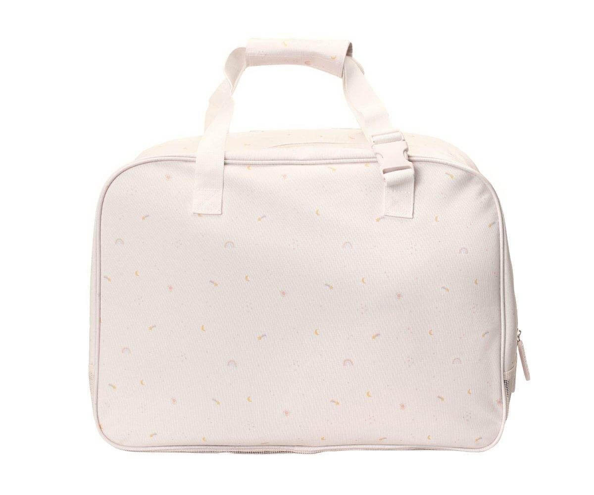 bolsa de praia anti-areia da marca Monneka no padrão Starlight vista traseira