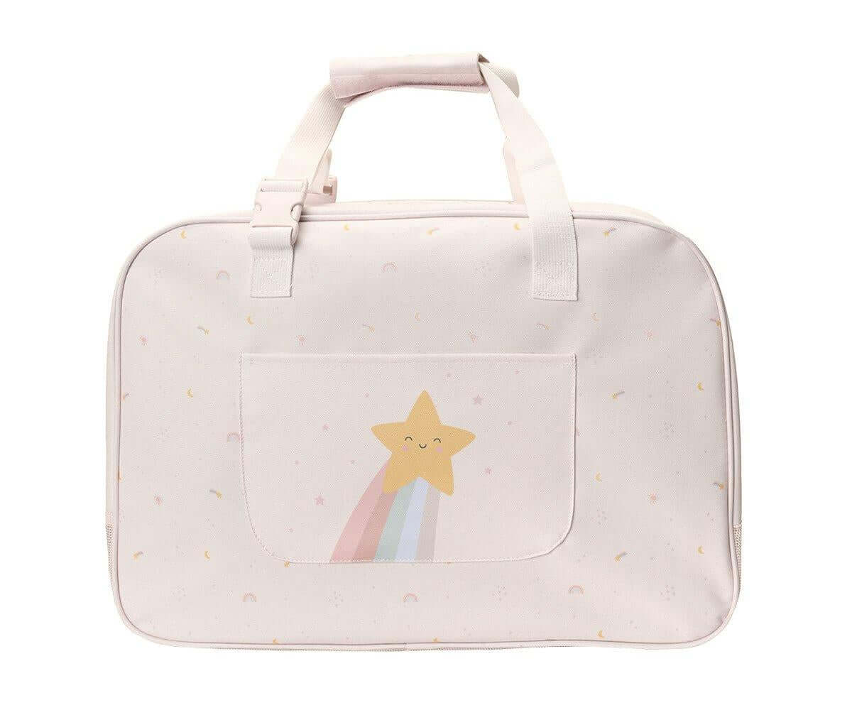 bolsa de praia anti-areia da marca Monneka no padrão Starlight