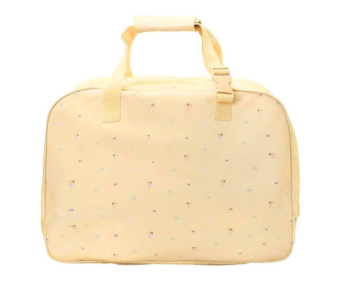 bolsa de praia anti-areia da marca Monneka no padrão Surf Van vista traseira