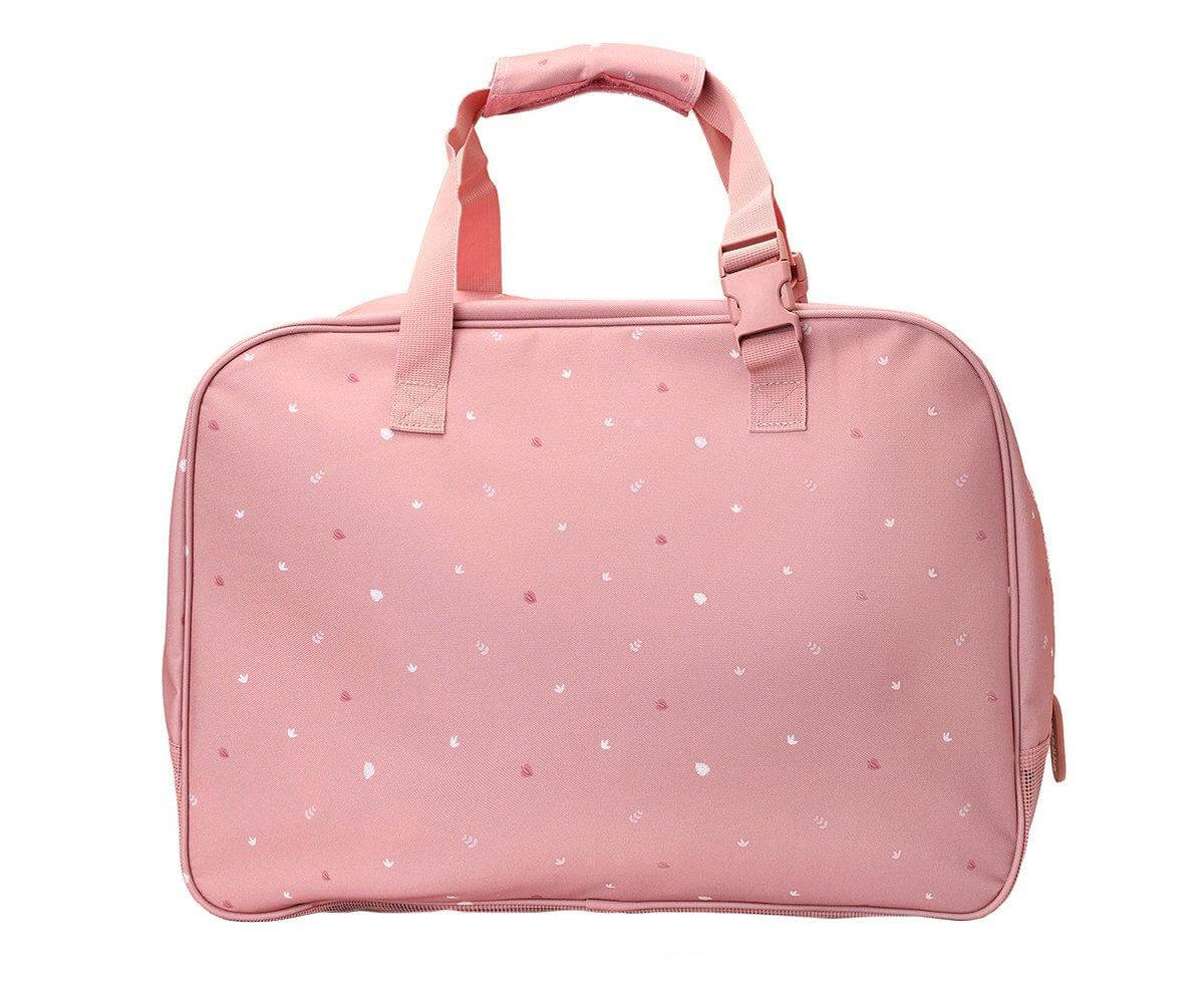 bolsa de praia anti-areia da marca Monneka no padrão Toucan vista traseira