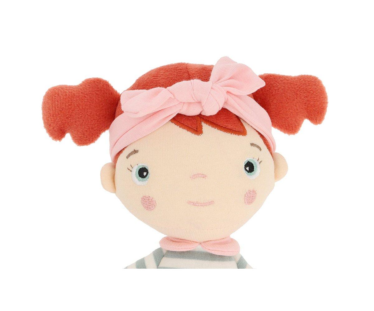 Boneca My Little Friend Rosa da marca Monneka detalhe rosto