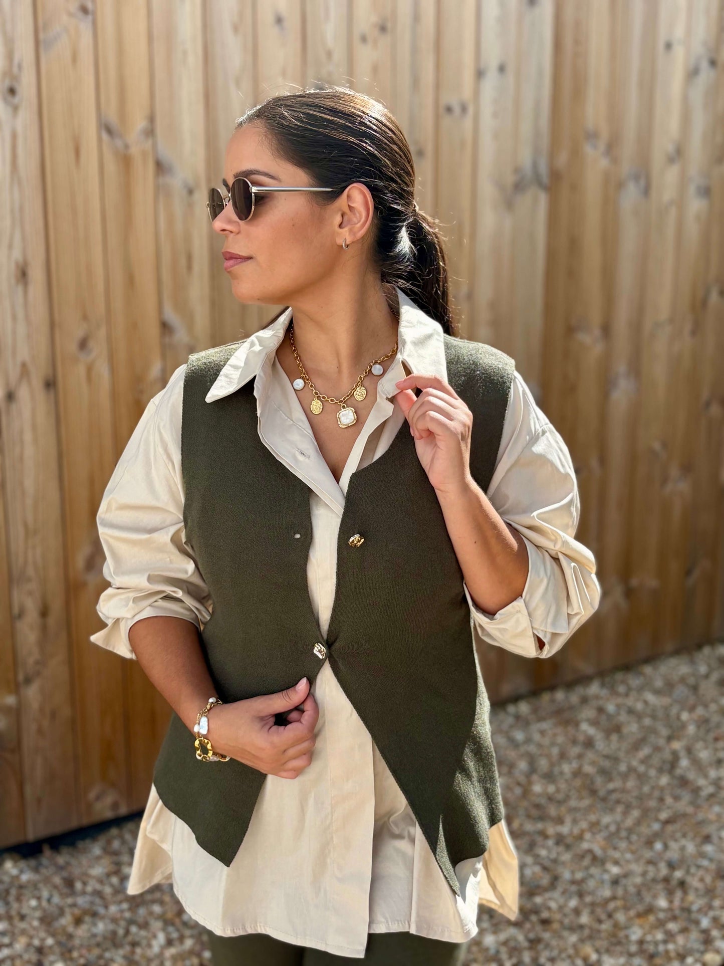 Colar Charm Madrepérola | Minhámê