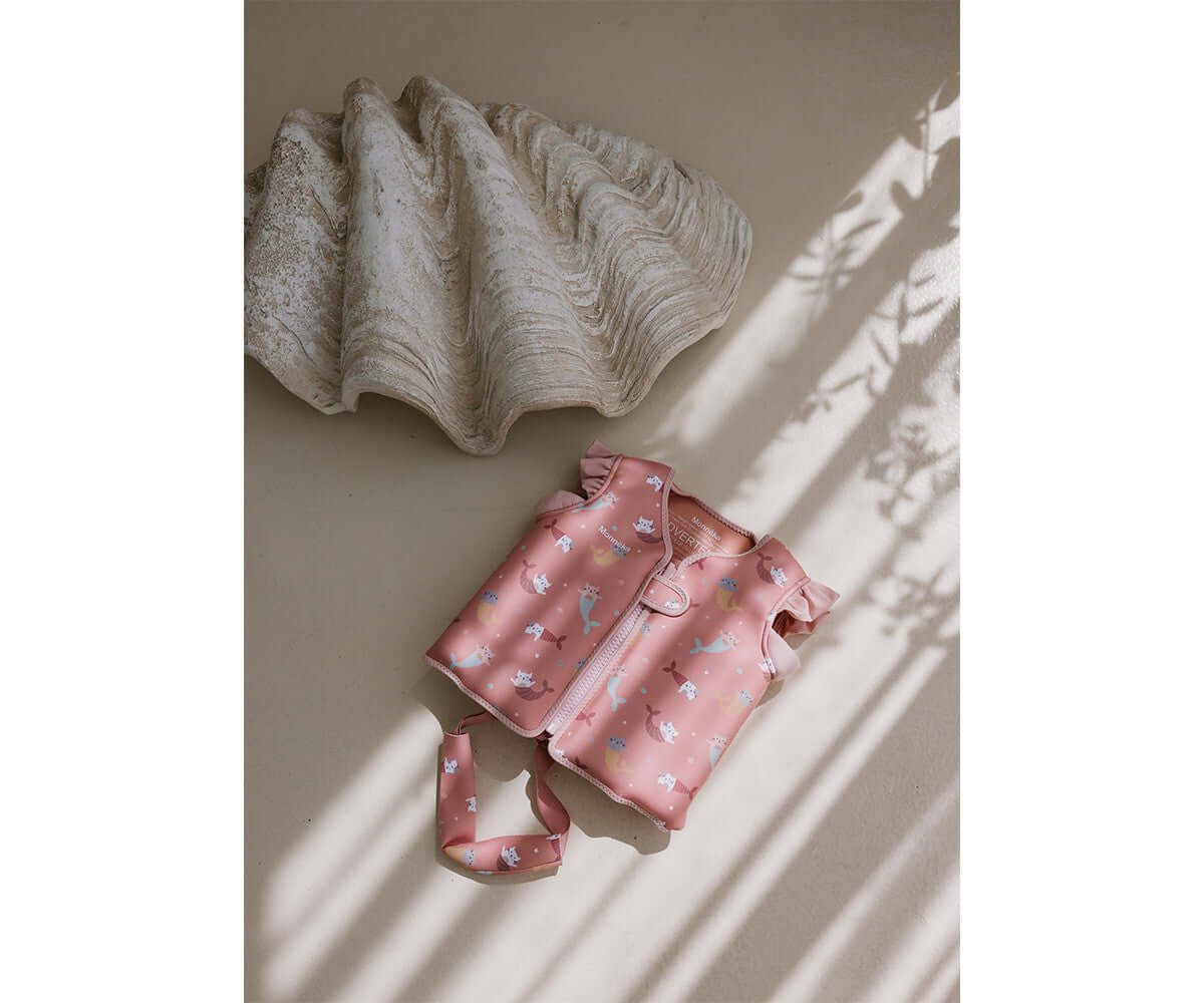 Colete Flutuador Infantil Mermaid Cats | Monneka