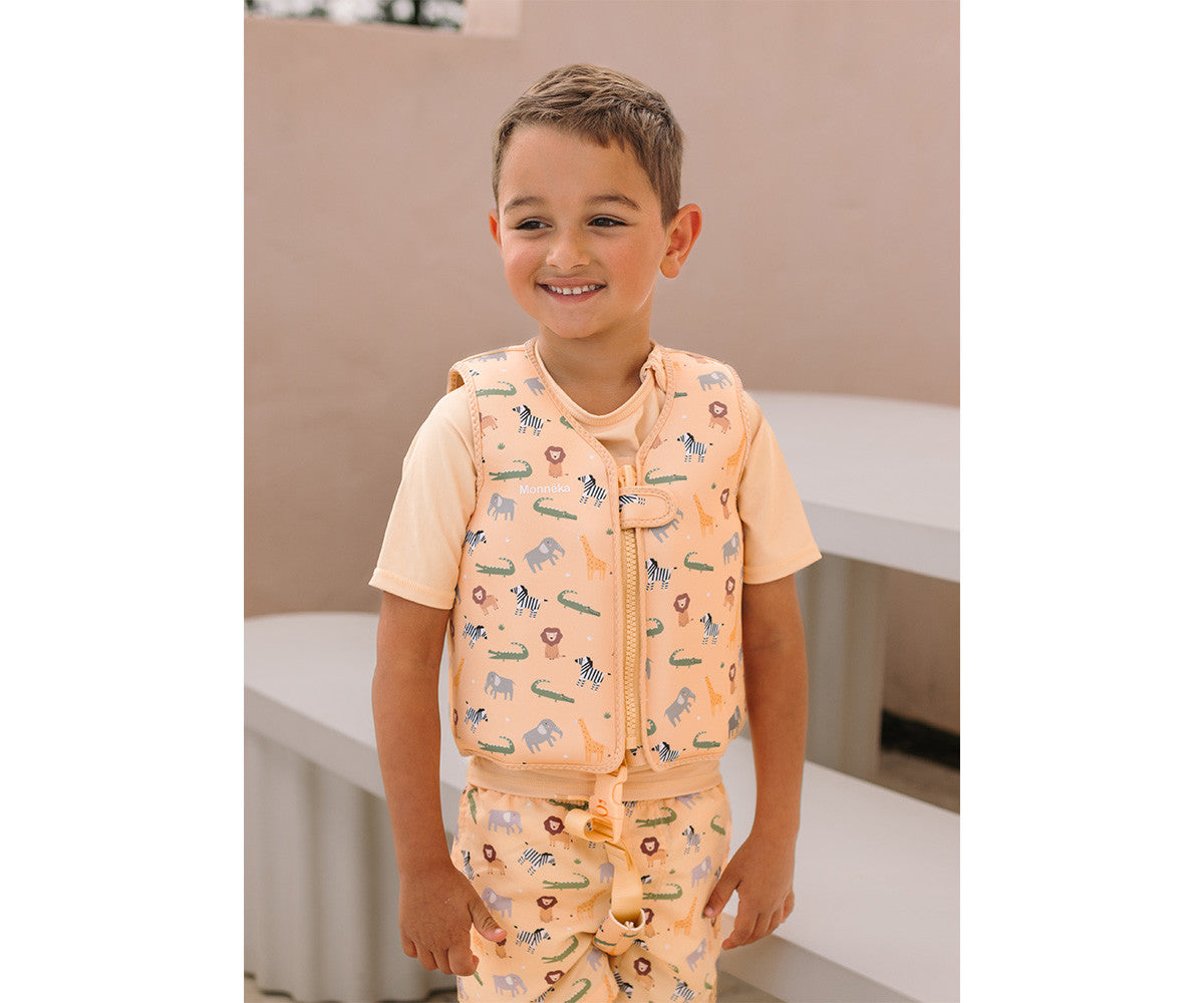 Colete Flutuador Infantil Wild Animals | Monneka