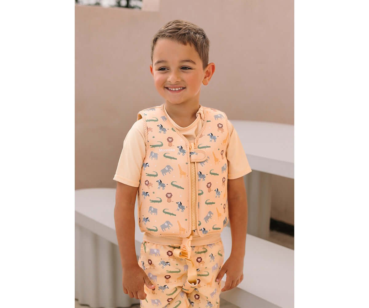 Colete Flutuador Infantil Wild Animals | Monneka