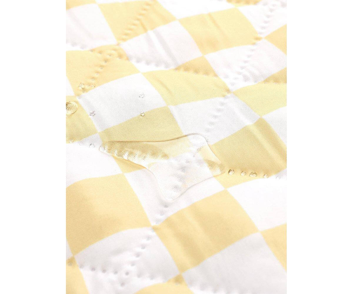 padrão da manta de picnic da marca monneka no padrão Stripes Yellow