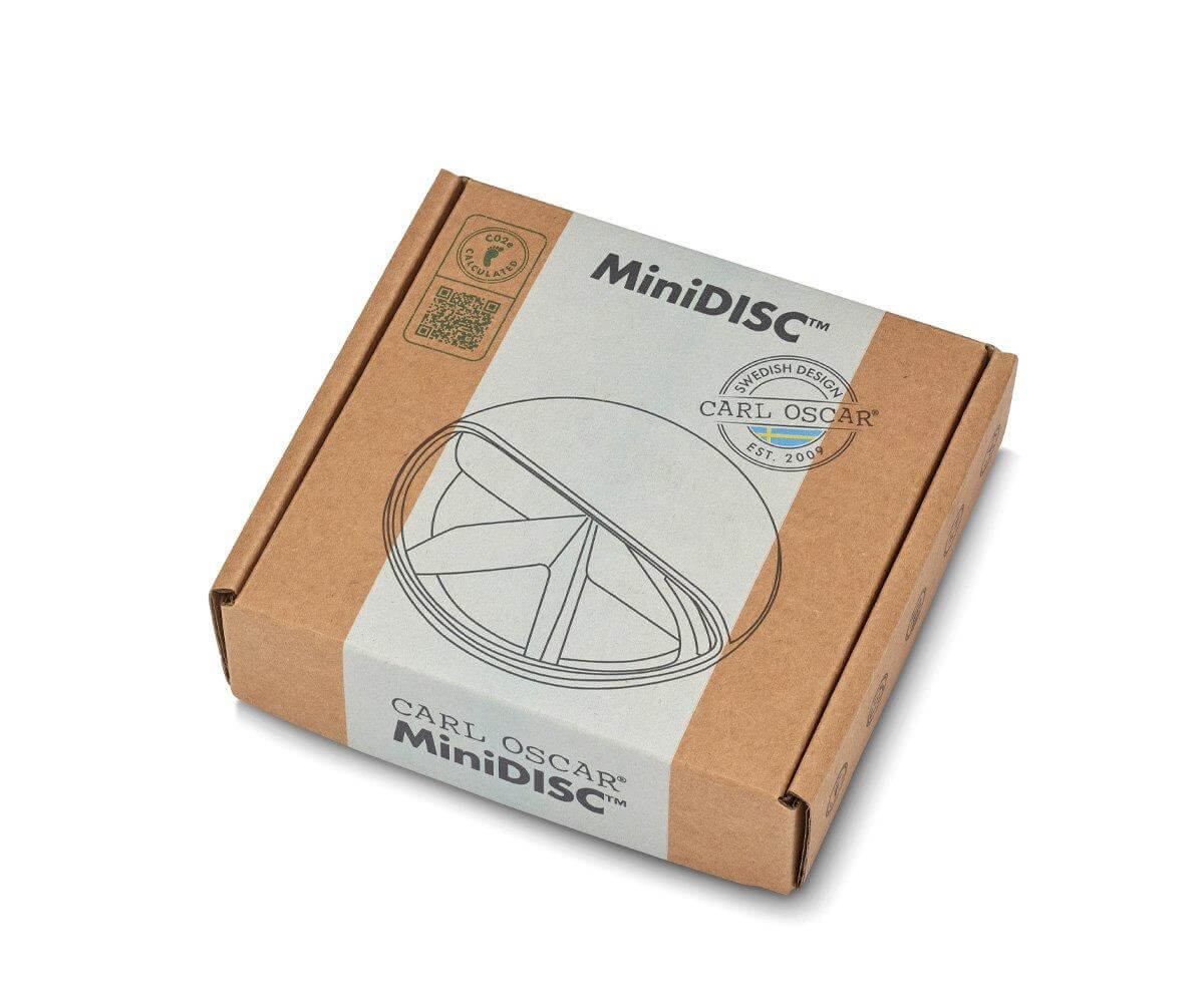 Embalagem da Lancheira MiniDisc Green da marca Carl Oscar