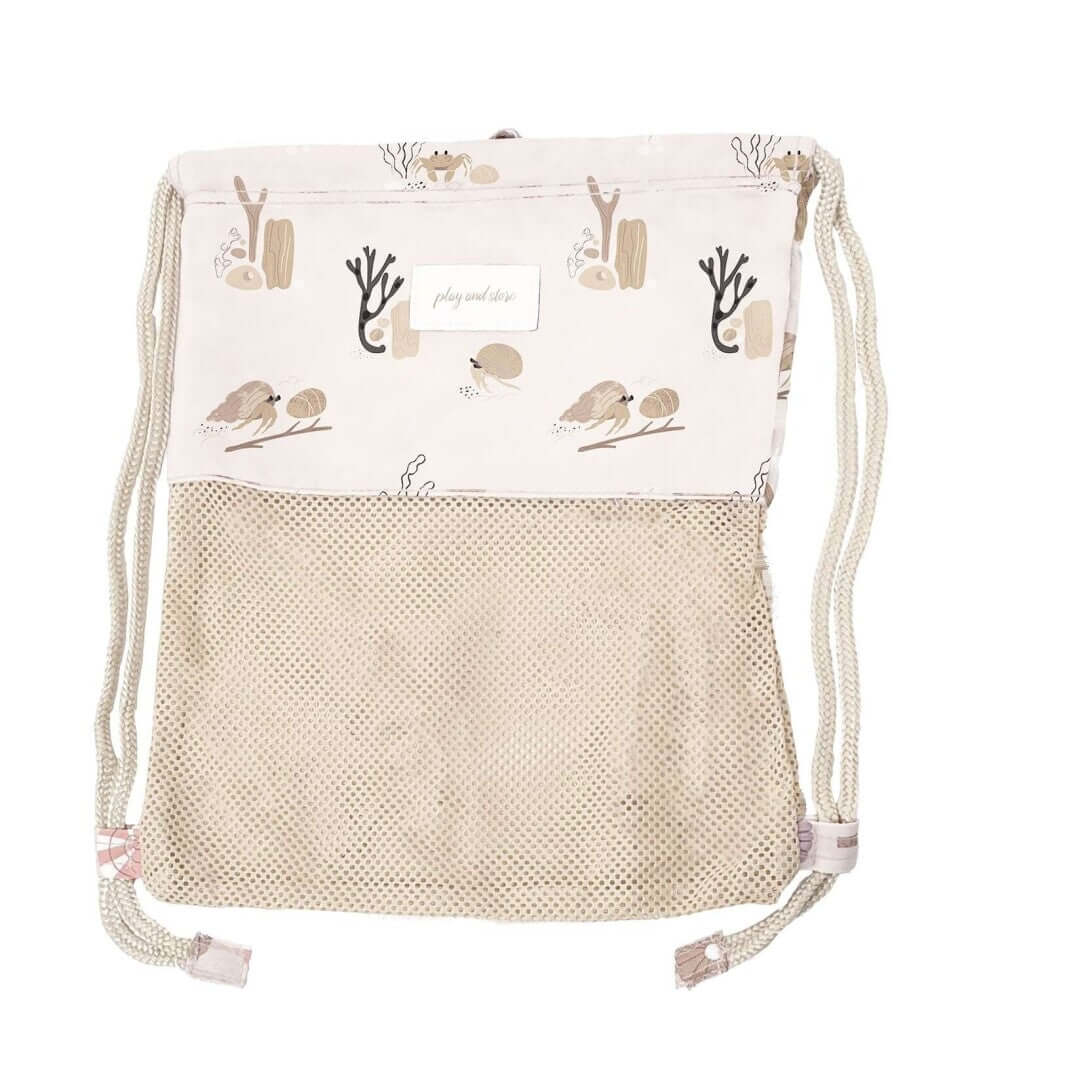 mochila saco anti-areia no padrão sand da marca Play and Store