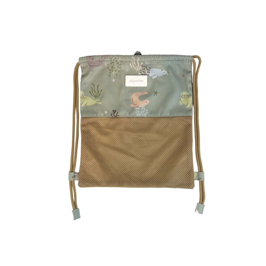 Mochila saco anti-areia no padrão Seals da marca Play and Store
