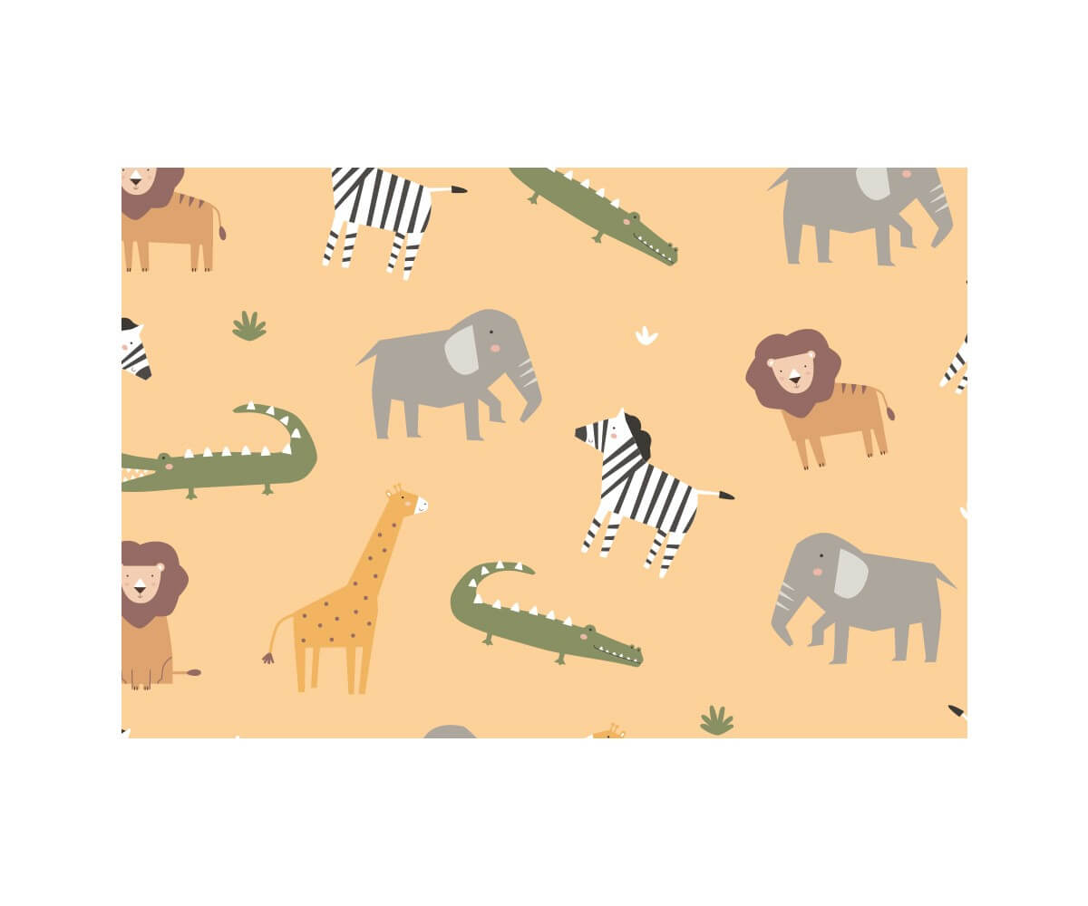 Mochila de Praia Infantil Anti-areia Wild Animals | Monneka