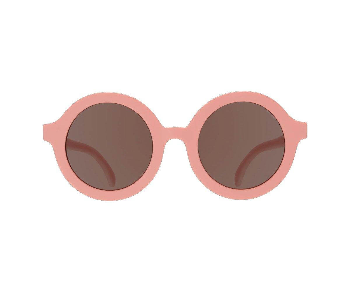 Óculos de sol modelo round da marca babiators na cor peachy