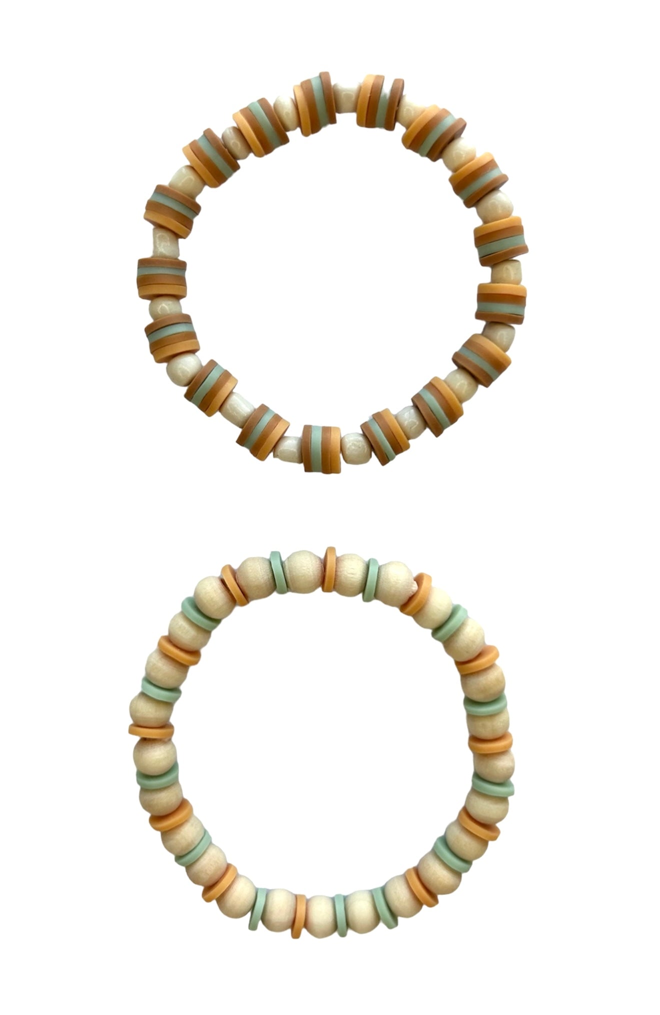 Pack de duas pulseiras de criança da coleção Nature's Breeze no modelo Sand da marca Minhámê