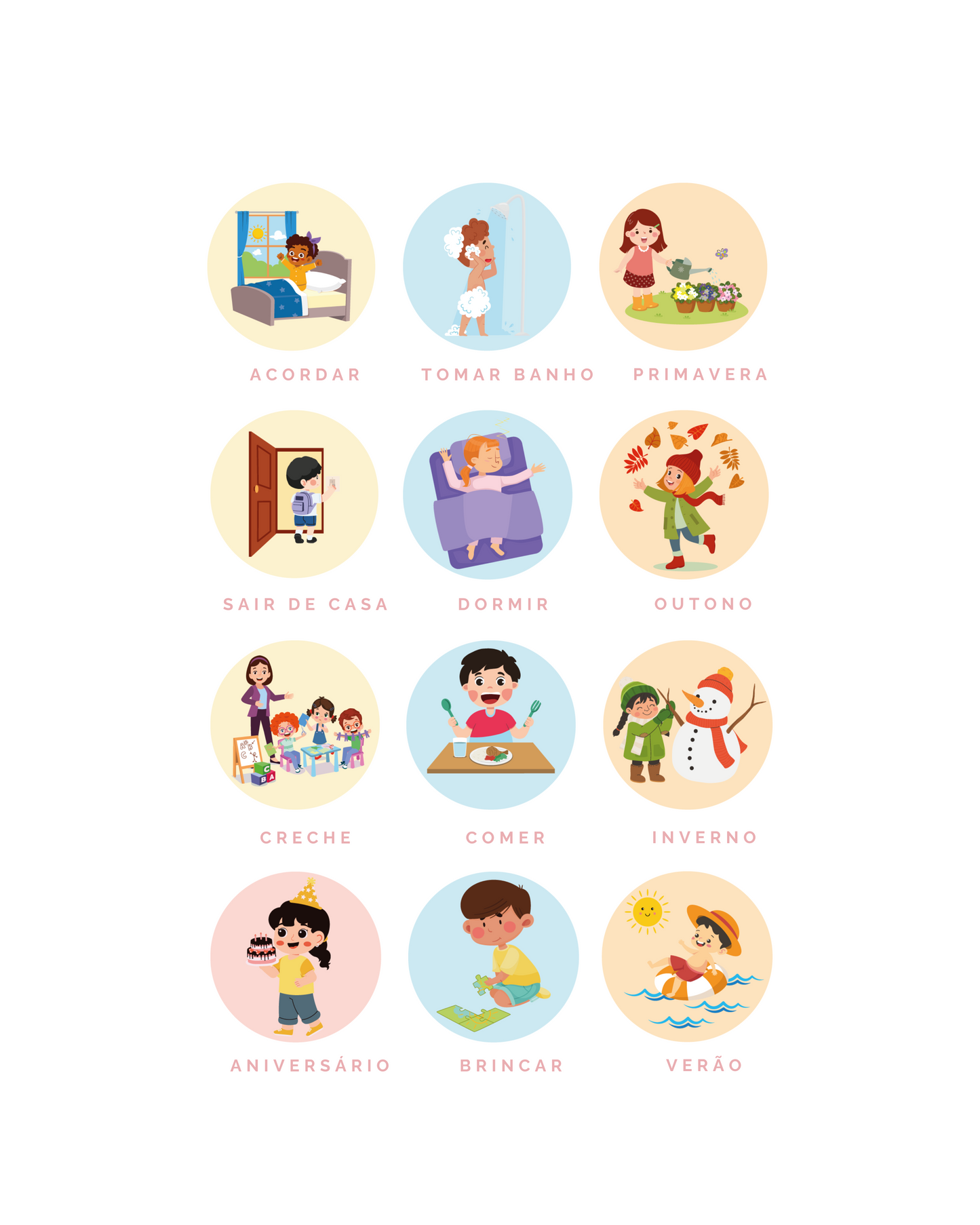 Relógio de Rotinas Sammy | Cri.Arte