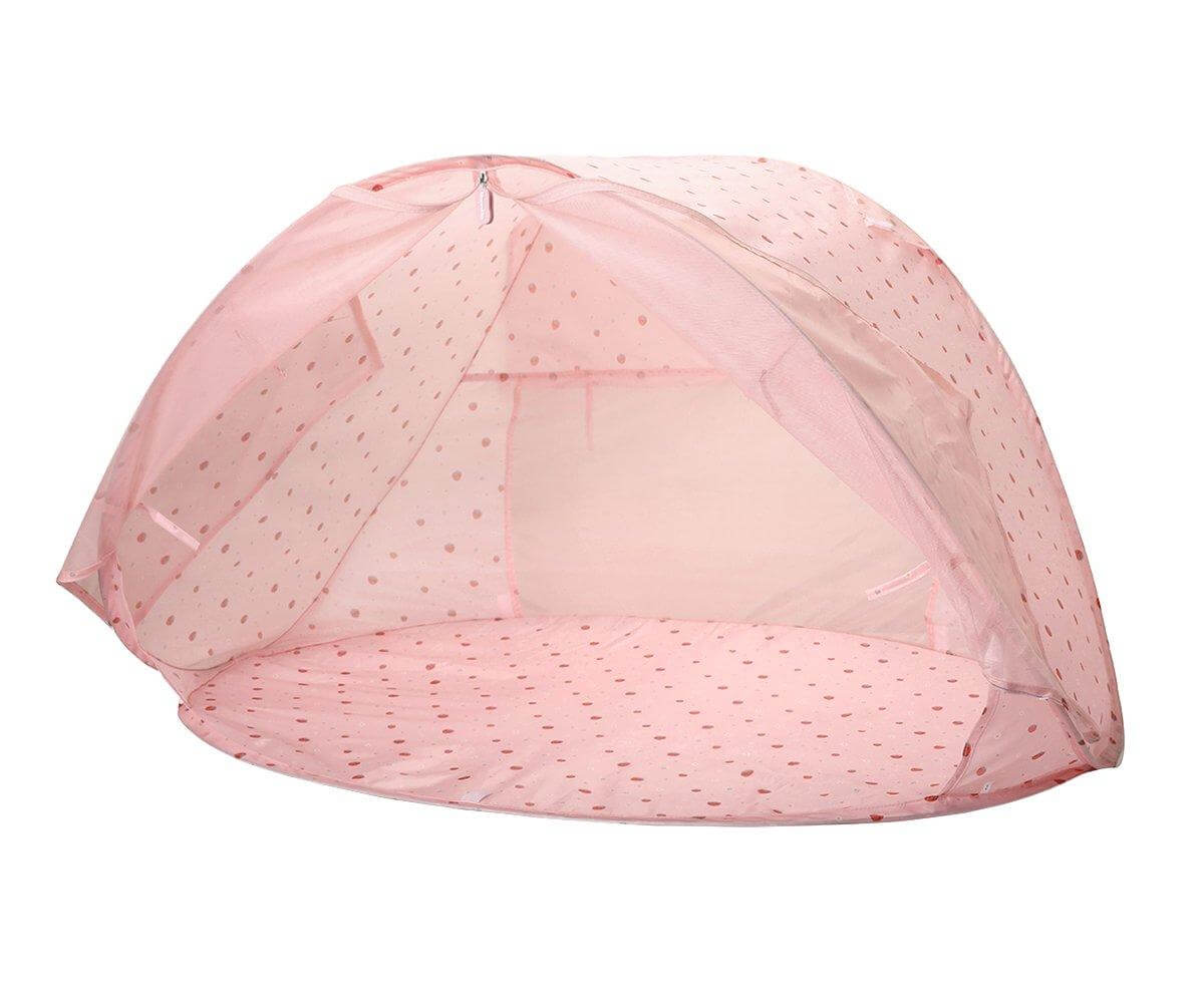 Tenda de praia infantil para bebés e crianças da marca monneka no padrão strawberries
