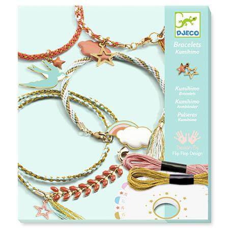 Kit para fazer pulseiras com fio para crianças da marca DJECO