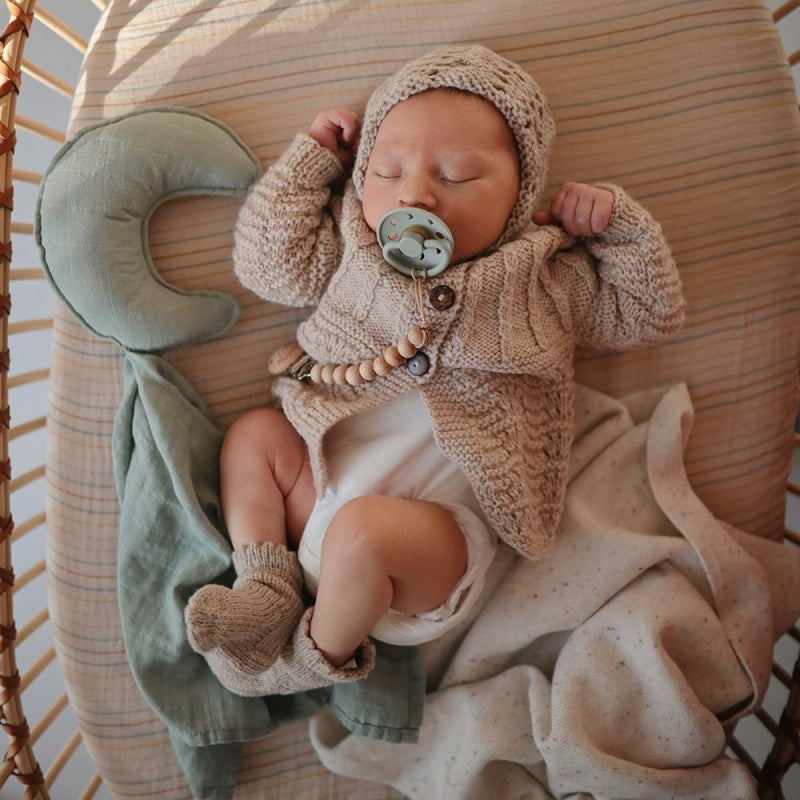Doudou Moon Roman Green | Mushie