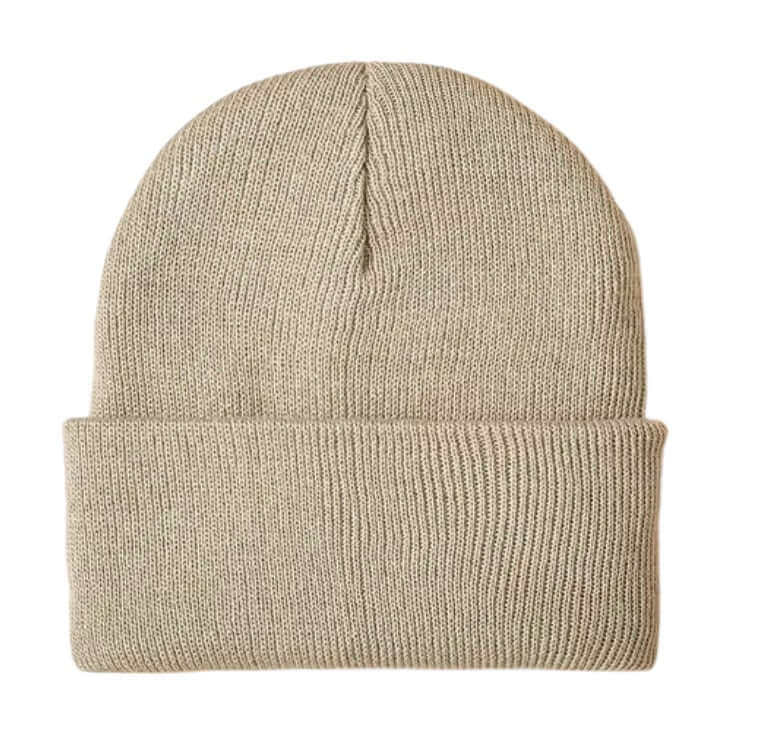 Gorro infantil na cor bege