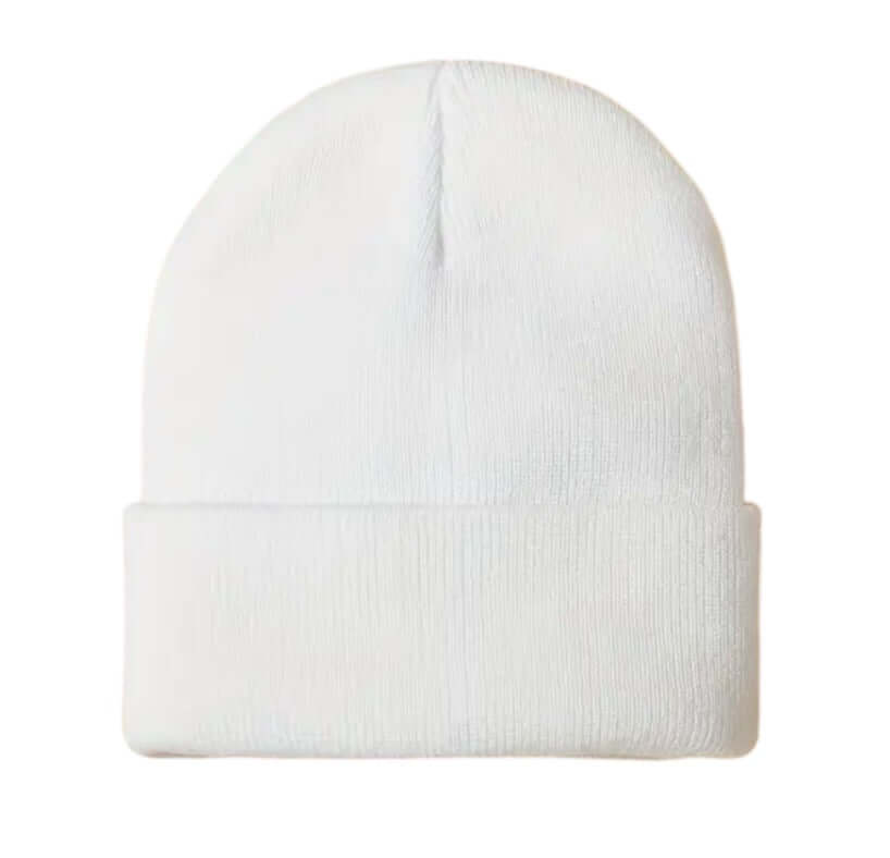 Gorro infantil na cor ivory