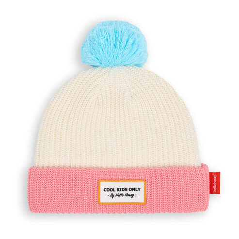 gorro infantil para bebés e crianças da marca Mello hossy na cor pink ice