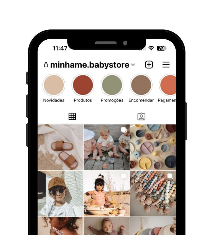instagram minhame.babystore