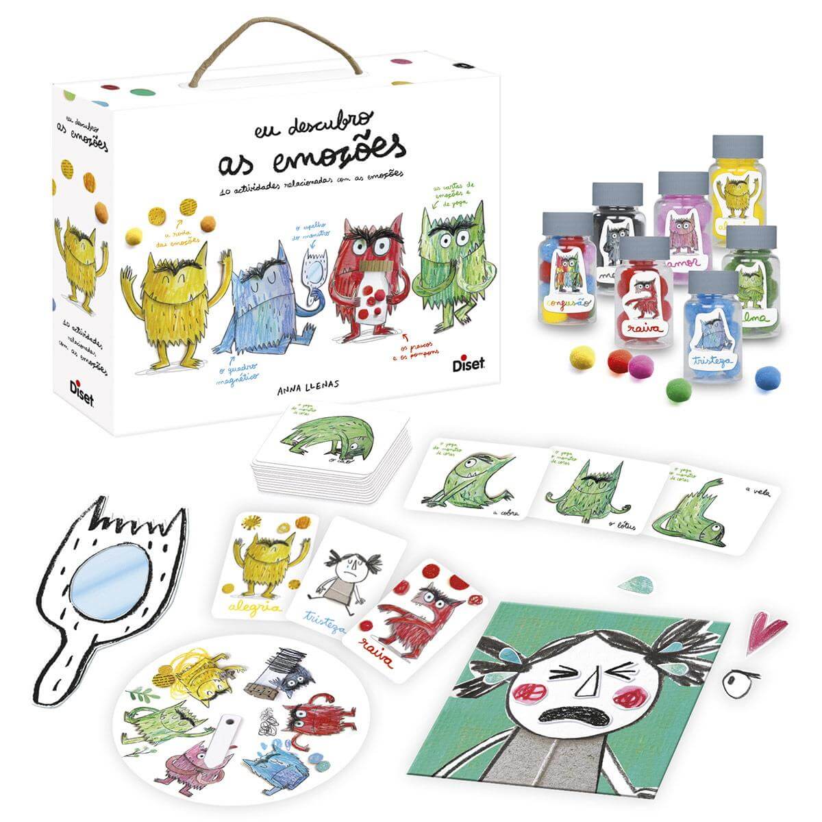 Jogo "As Emoções" O Monstro das Cores | Diset