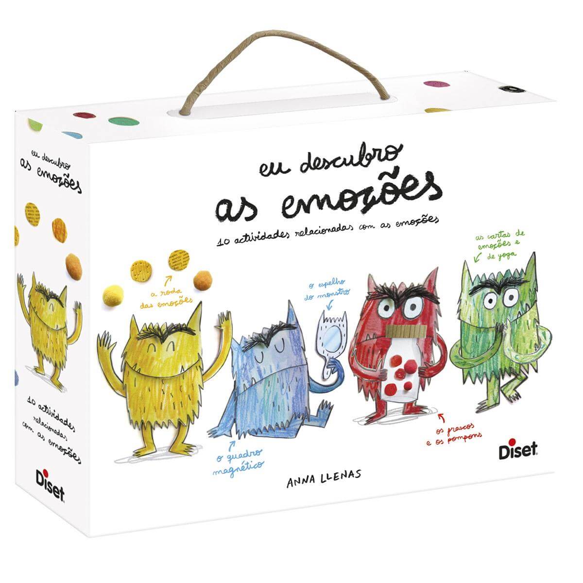 Jogo de crianças para descobrir as emoções baseado no livro “o monstro das cores”