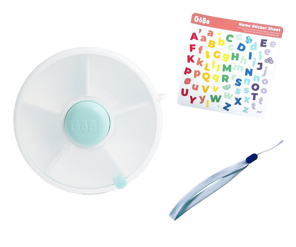 Snack Spinner Lancheira giratória Macaron Blue | GoBe