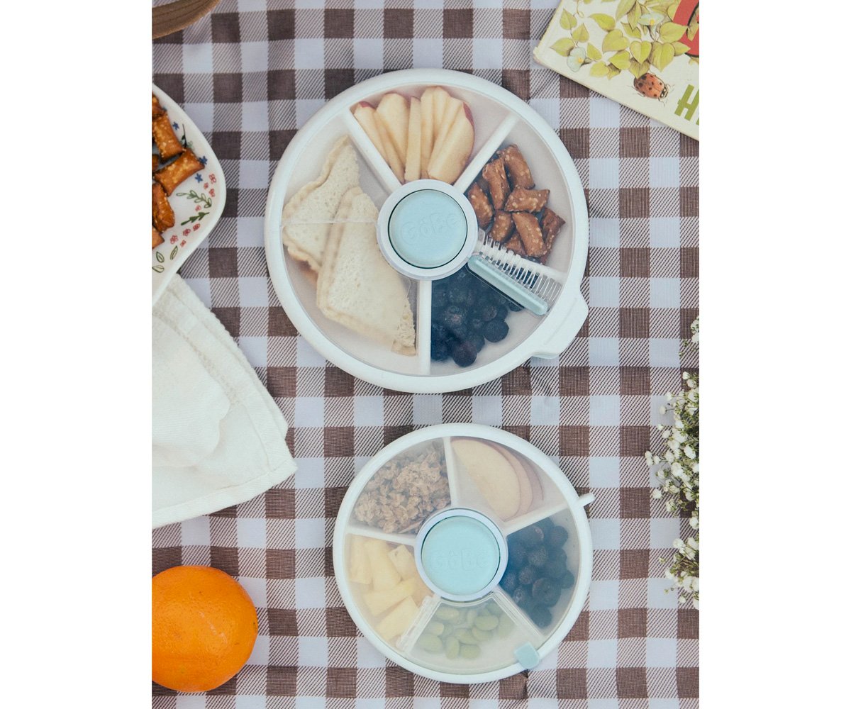 Snack Spinner Lancheira giratória Macaron Blue | GoBe