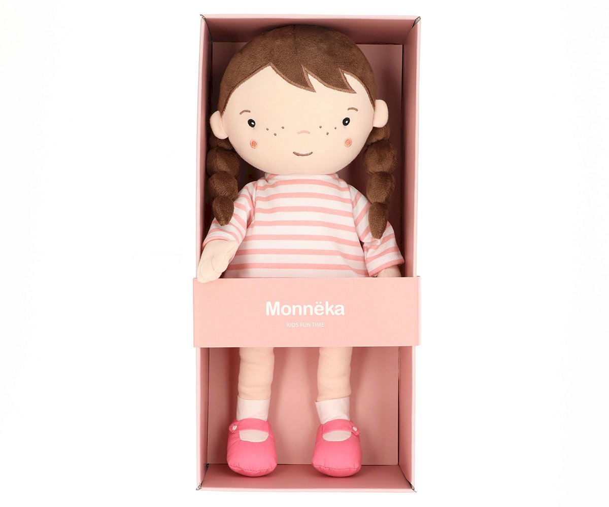 Boneca Lola com Mochila de transporte Strawberries branca | Monneka