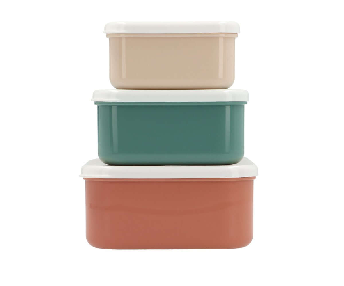 Pack de 3 caixas de Refeição Geometric Nature | Tutete