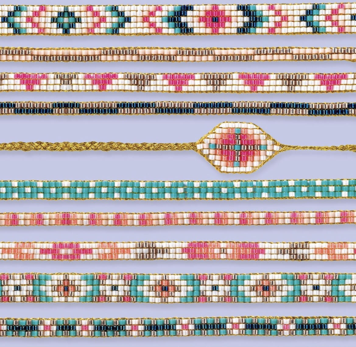 Kit de bracelets perlés bricolage | Djeco