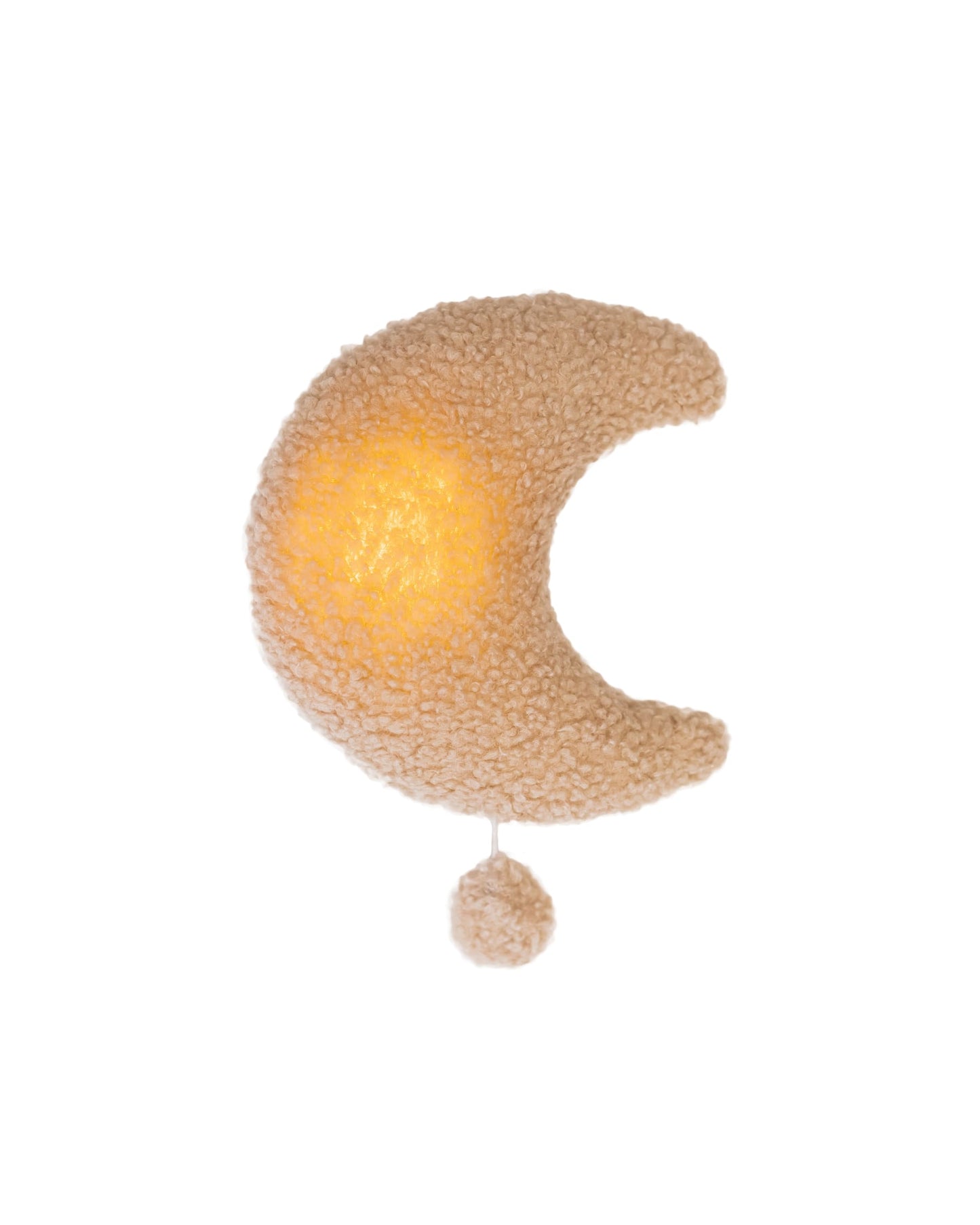 Peluche com luz e som no formato Moon da marca Mrs Ertha