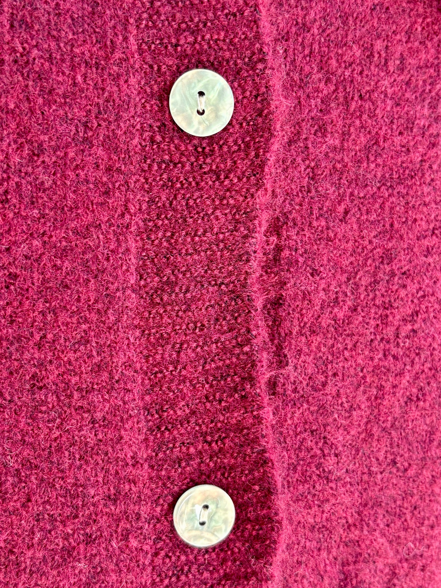 Colete de malha com golas bordeaux | Minhámê