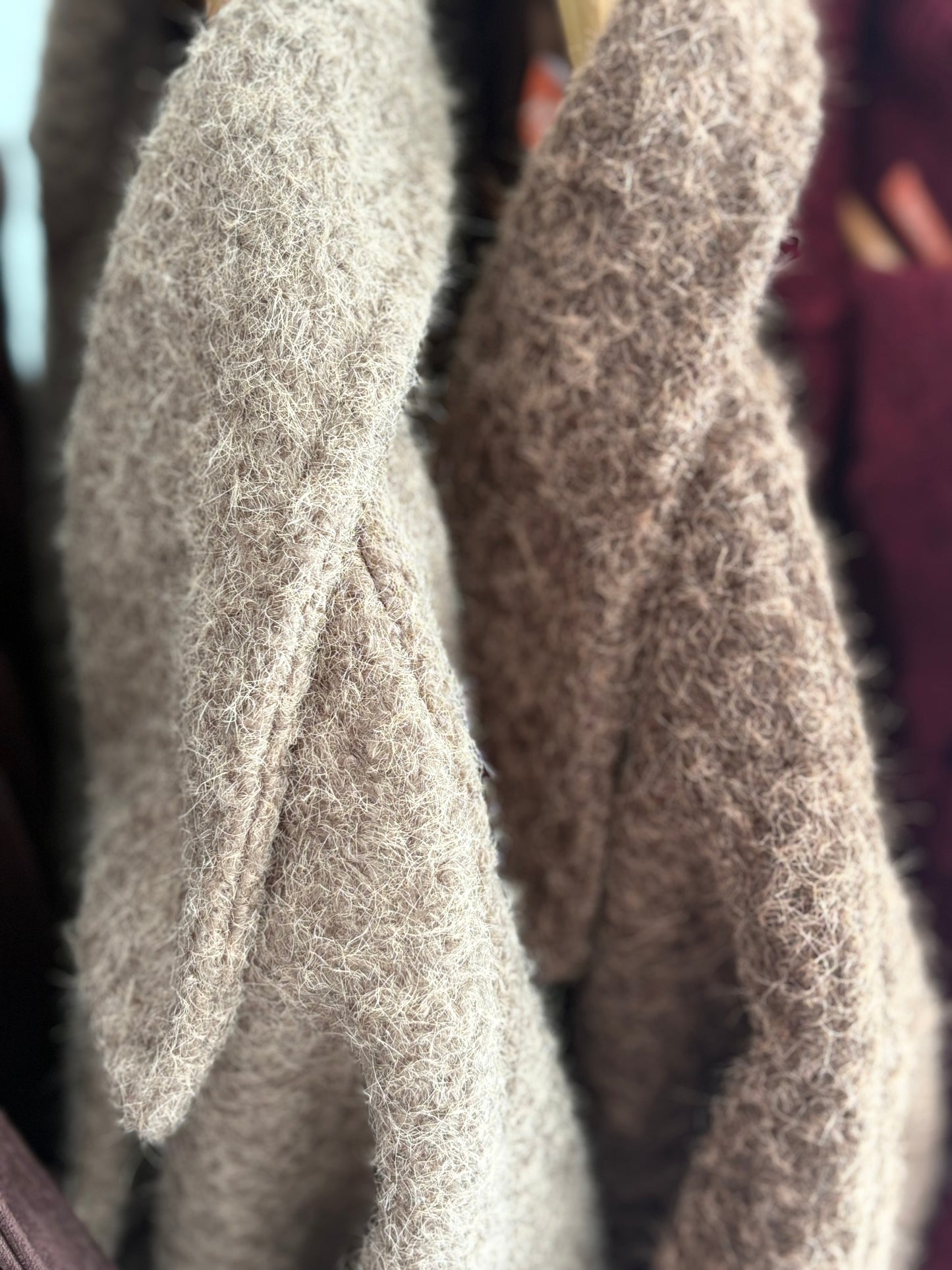 Casaco Oversize taupe | Minhámê