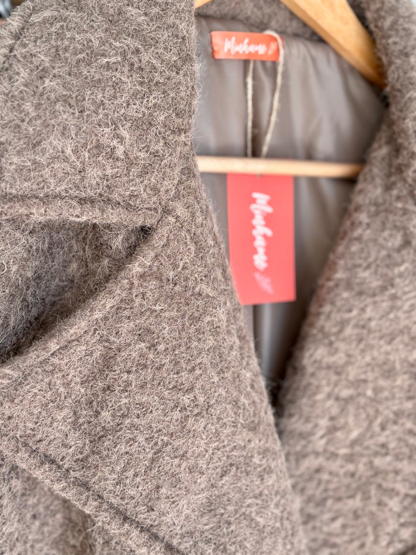 Casaco Oversize taupe | Minhámê