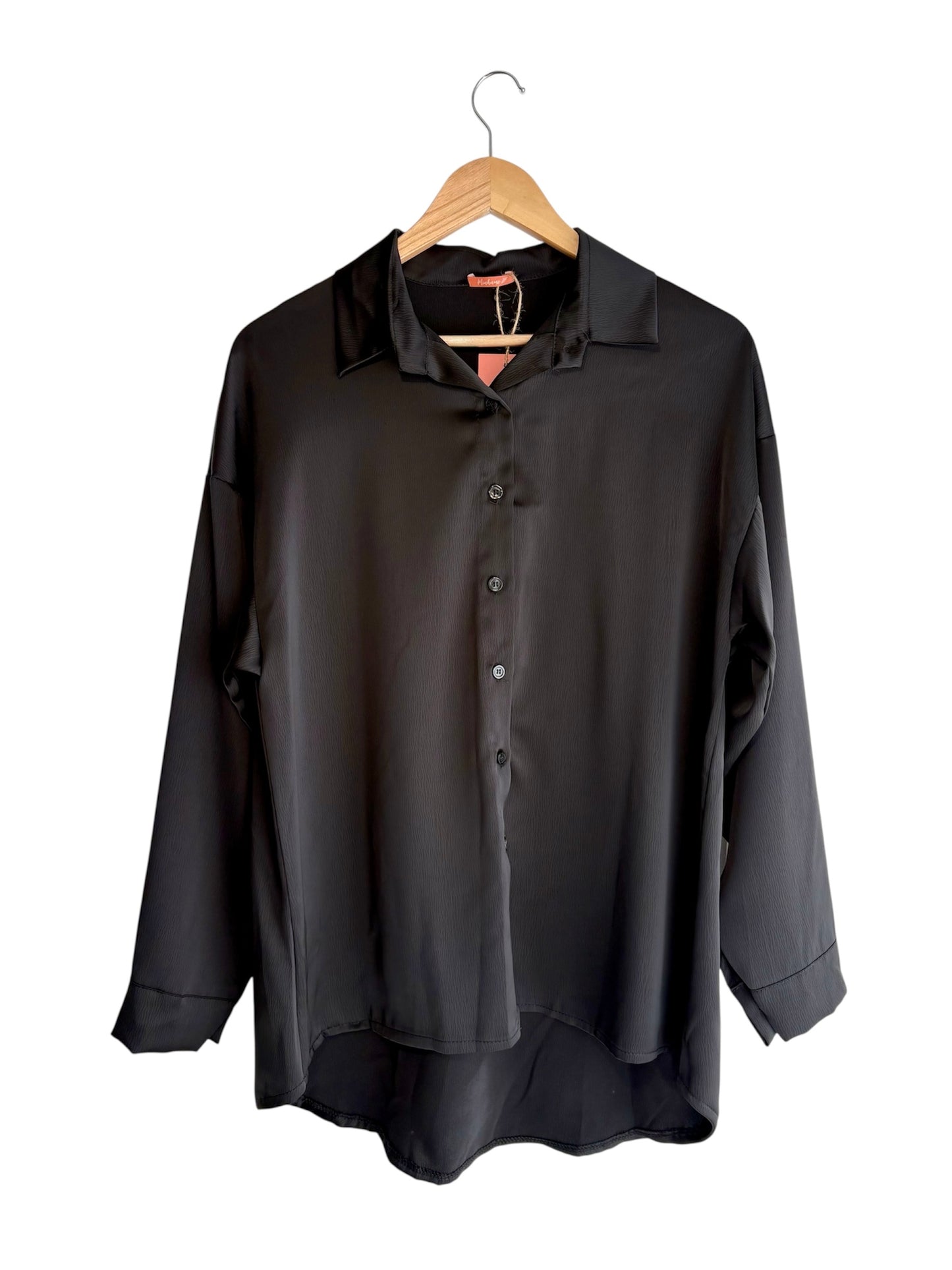 Conjunto calças, camisa e top preto | Minhámê