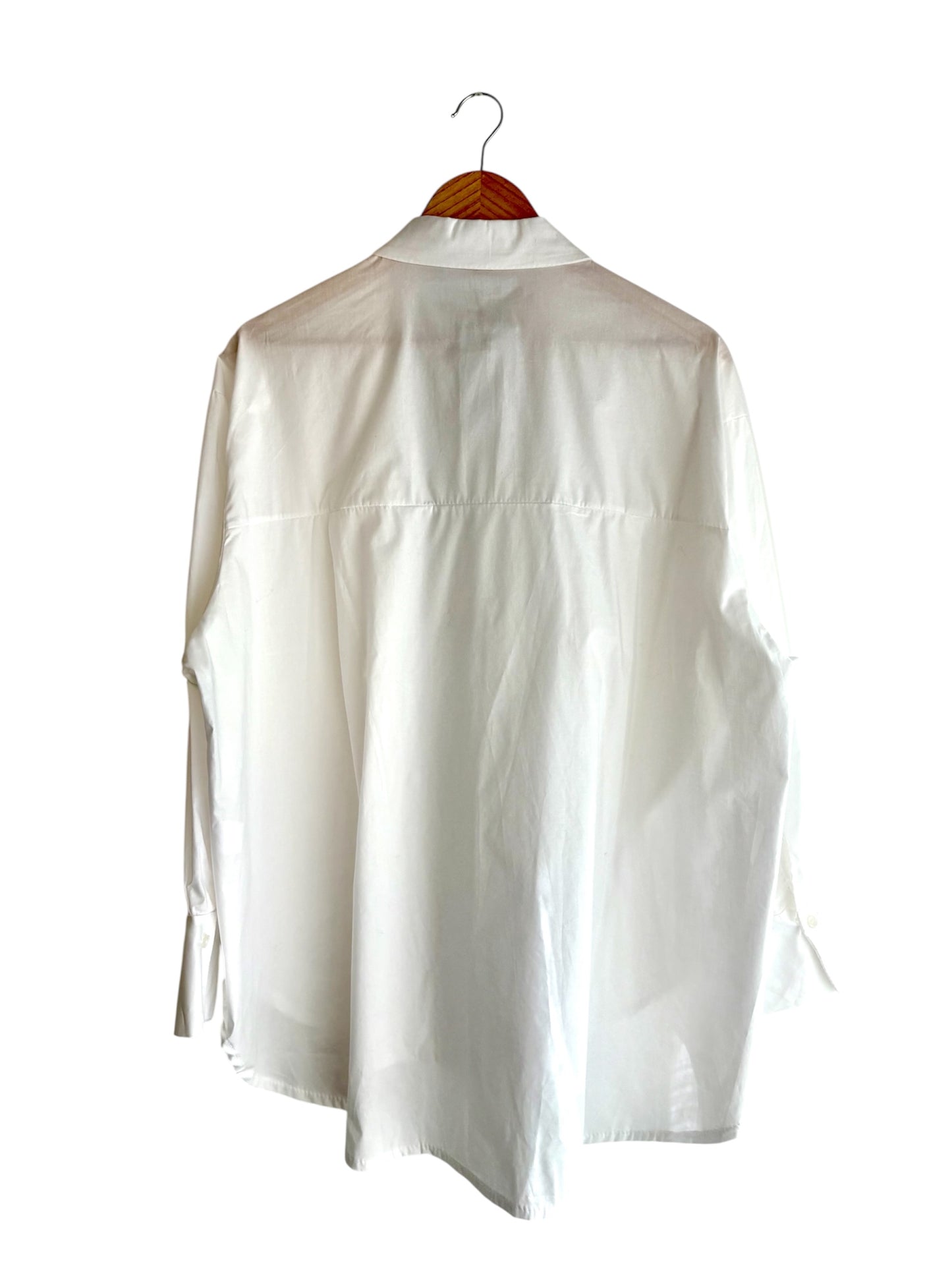 Camisa com botões dourados branco | Minhámê